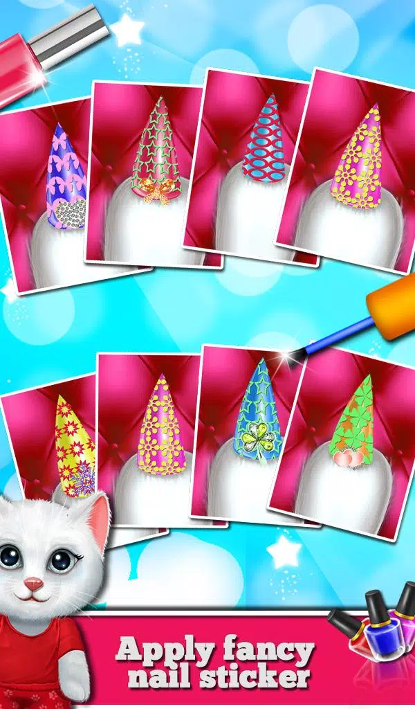 Kitty Nail Salon Daycare Cute ภาพหน้าจอ 4