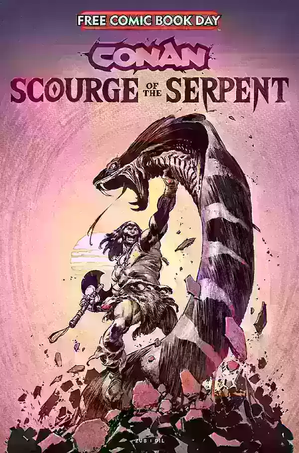 Conan battles serpent god Set in Titan Comics special