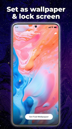 4D Wallpaper Fluid Simulation Tangkapan skrin 2