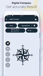 Digital Compass & GPS Compass Скриншот 3