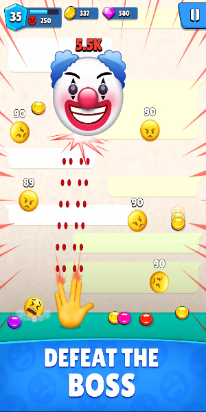 Emoji Ball Blast: Shooter Game Captura de tela 3