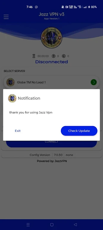 Jazz VPN Capture d'écran 1