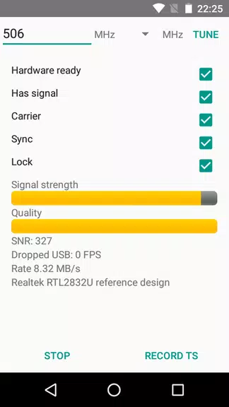 DVB-T Driver Captura de tela 2