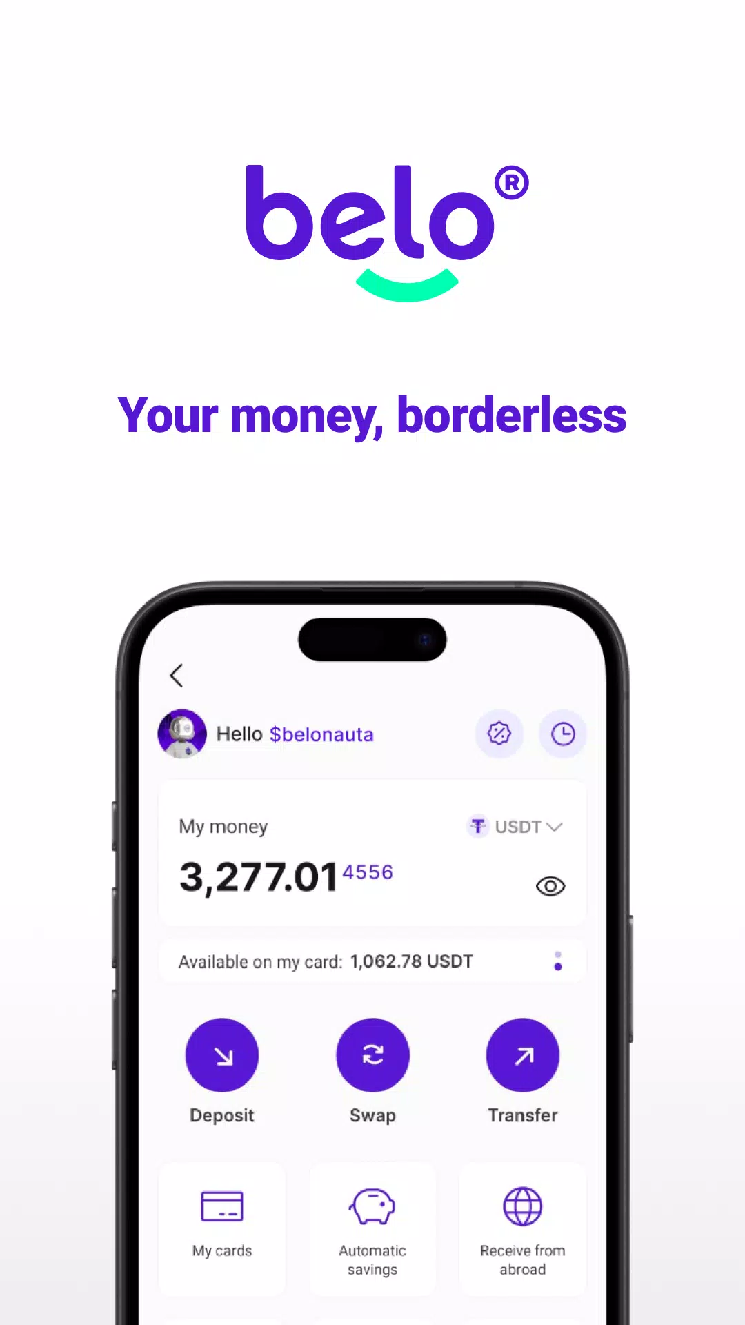 Belo: your financial passport Screenshot 1