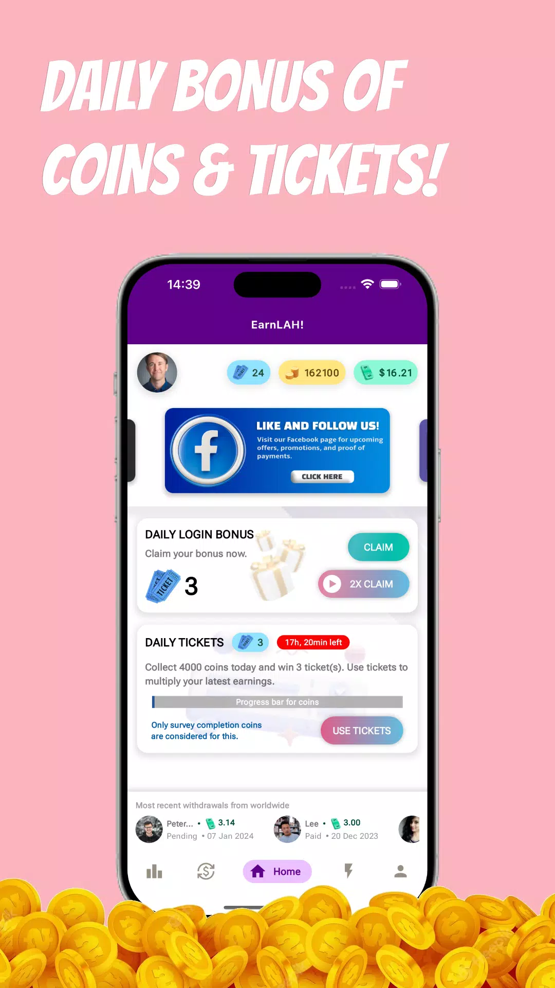 Earn Money with EarnLAH! ภาพหน้าจอ 4