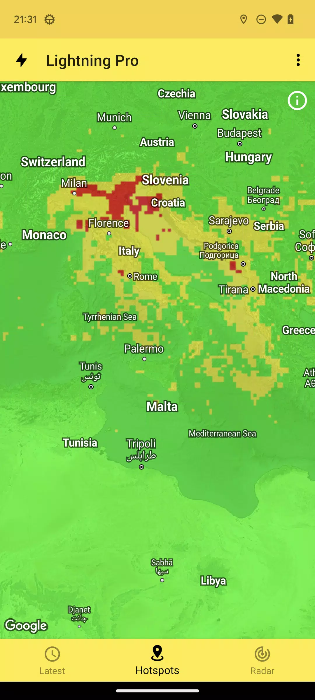 My Lightning Tracker Скриншот 4