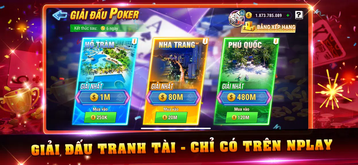 NPlay – Game Bài online, Tiến Lên, Xì Tố, Mậu Binh Ekran Görüntüsü 2