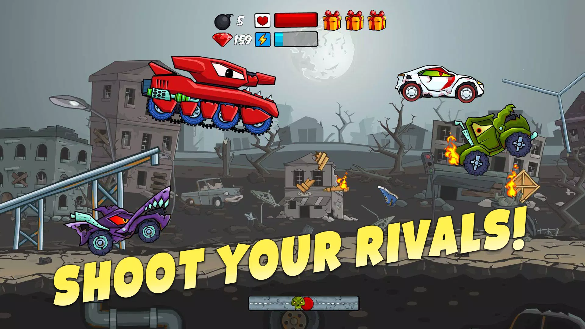 Car Eats Car - Apocalypse Race Screenshot 4