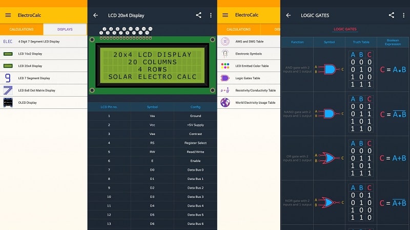ElectroCalc Ảnh chụp màn hình 3