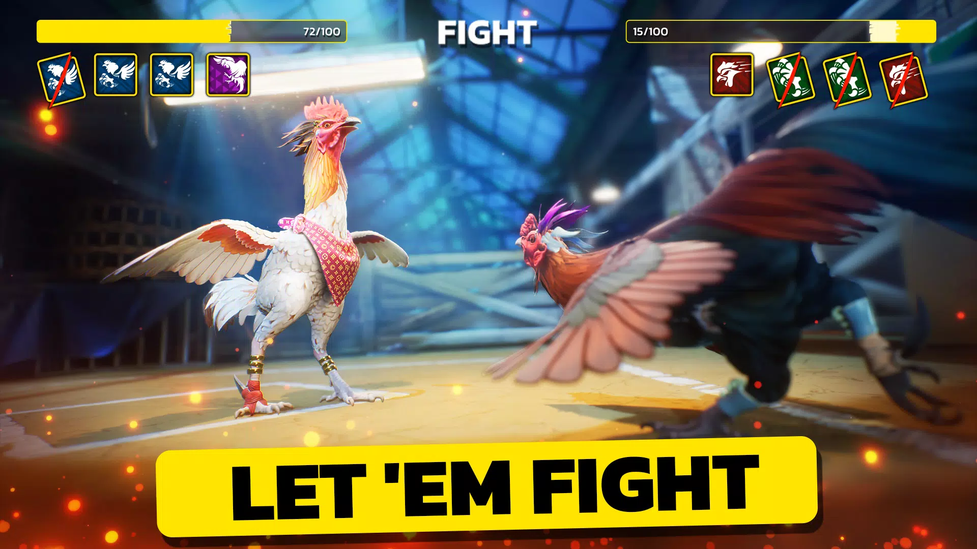 Rooster Fights ภาพหน้าจอ 1