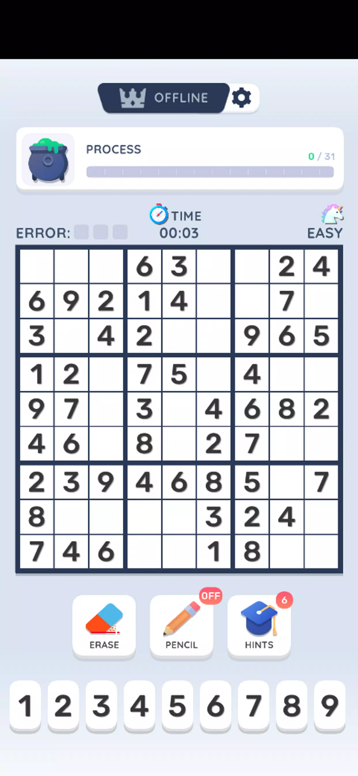 Sudoku Online ဖန်သားပြင်ဓာတ်ပုံ 2