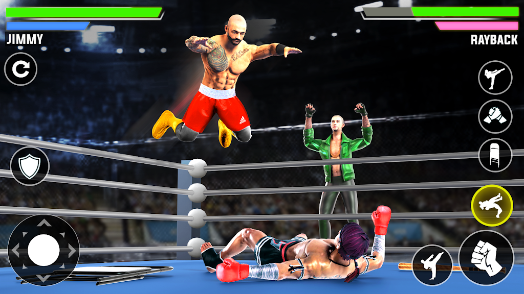 Real Wrestling Arena Fight 3D Captura de tela 4