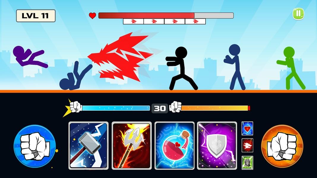 Stickman Fighter Mega Brawl Captura de tela 2