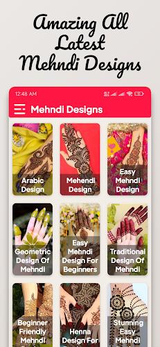 Mehndi Design: Easy & Offline Скриншот 1