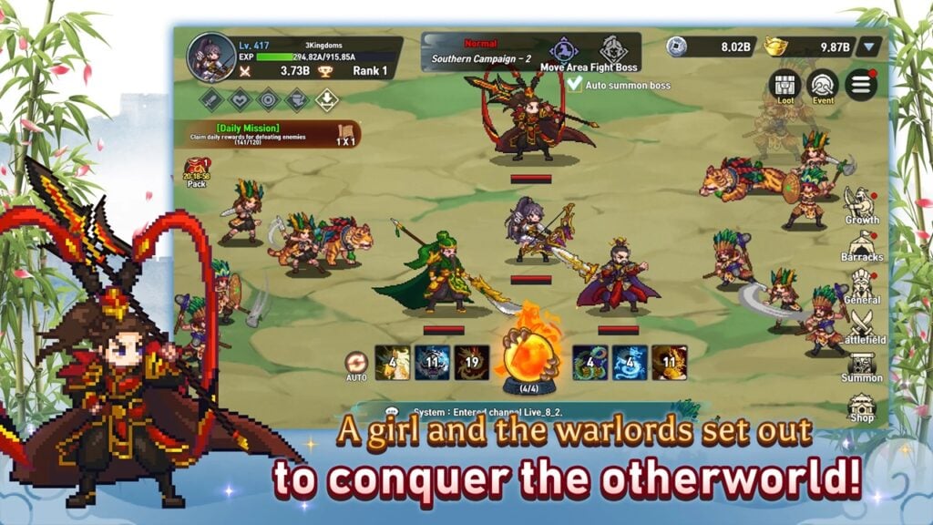 Nuovo gioco per dispositivi mobili: Otherworld Three Kingdoms viene lanciato su Android Ispirato a Dynasty Legends