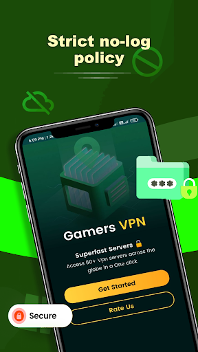 Gamers VPN: Low Ping Gaming Captura de pantalla 2