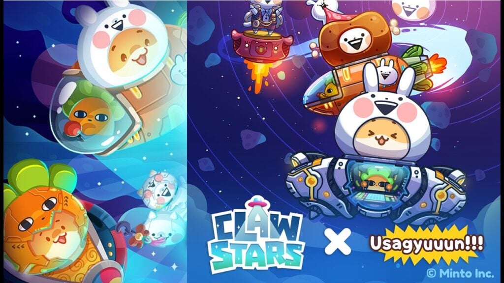 Claw Stars x Usagyuuun Unite for Intergalactic Adventure