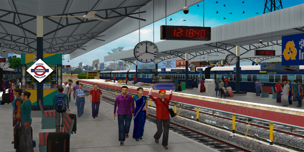 Indian Train Simulator: Game स्क्रीनशॉट 1