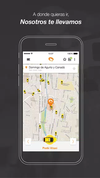 Ktaxi, una app de Clipp Schermafbeelding 2