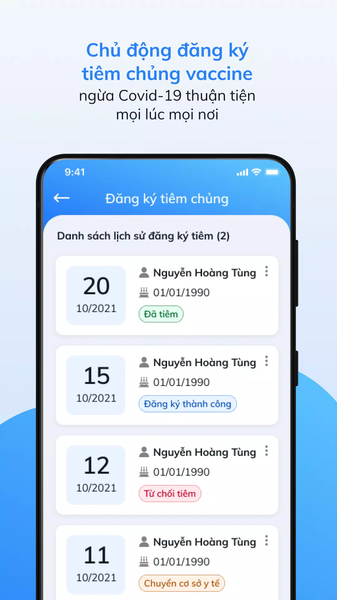 Sổ sức khỏe điện tử スクリーンショット 2