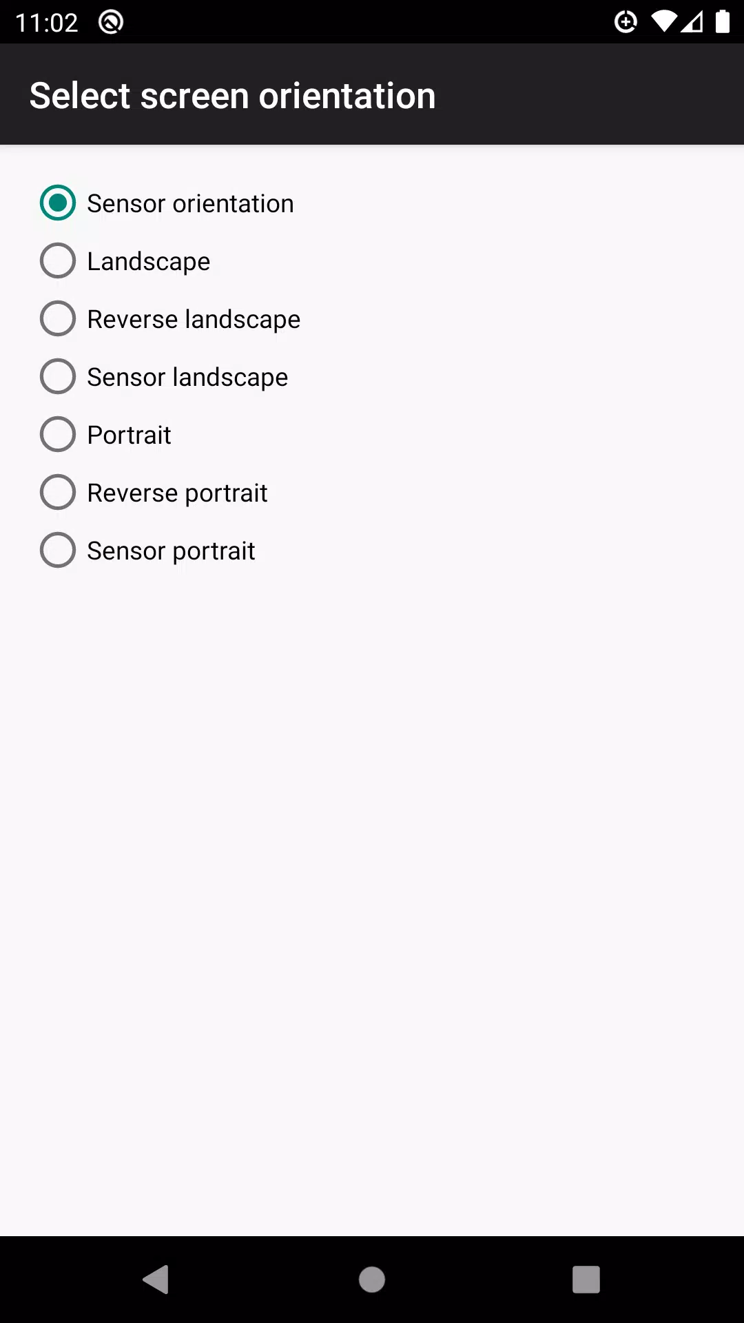 control screen rotation Скриншот 4