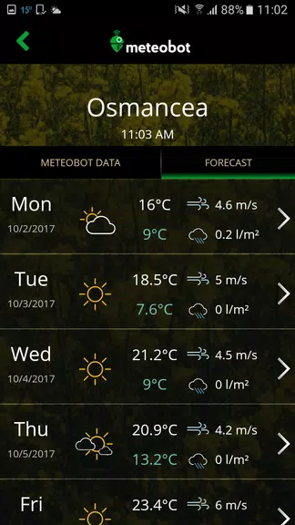 Meteobot Screenshot 3