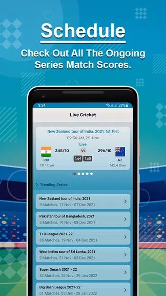 Live Cricket Screenshot 1