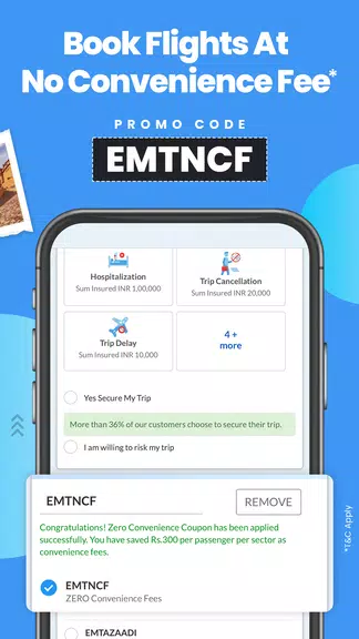 EaseMyTrip Flight, Hotel, Bus Screenshot 4