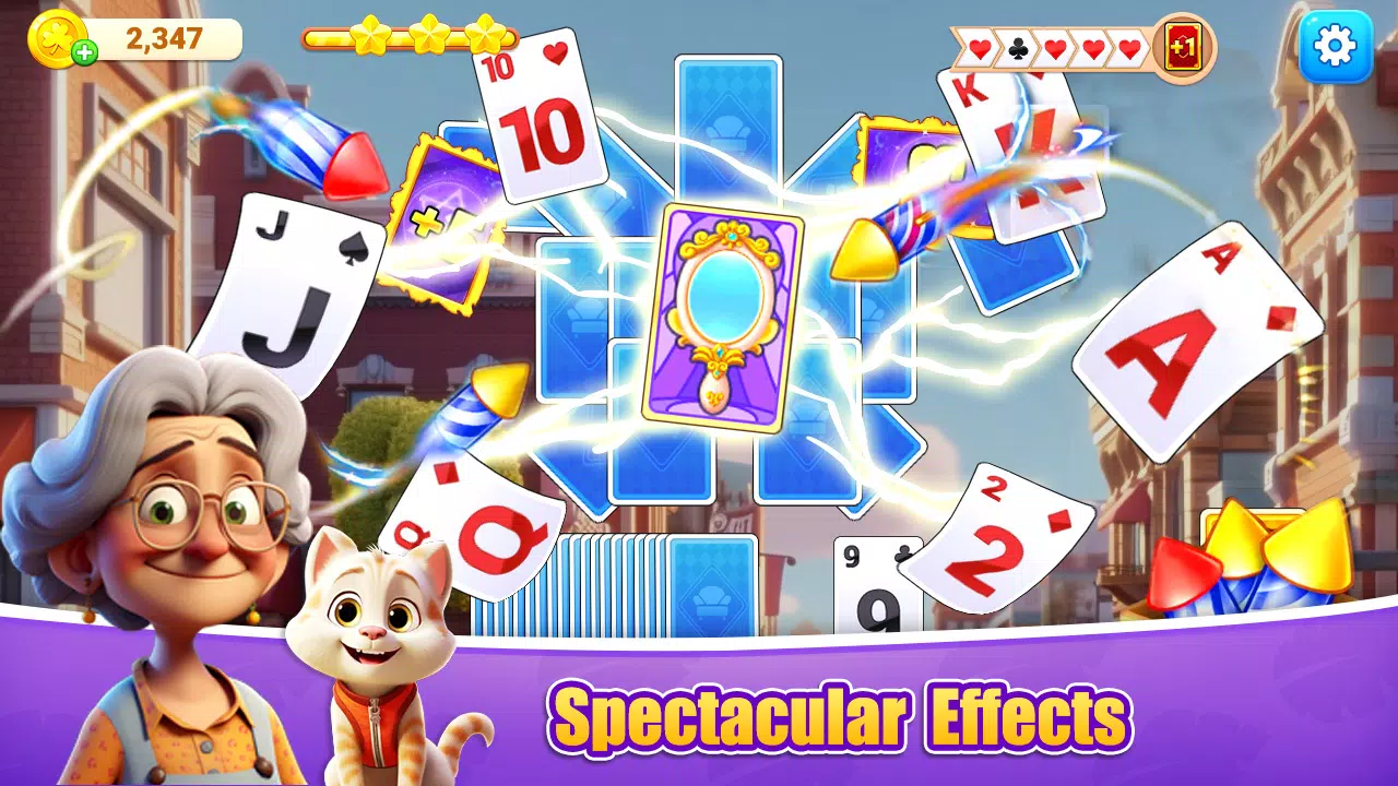 Schermata Patience Solitaire TriPeaks 1