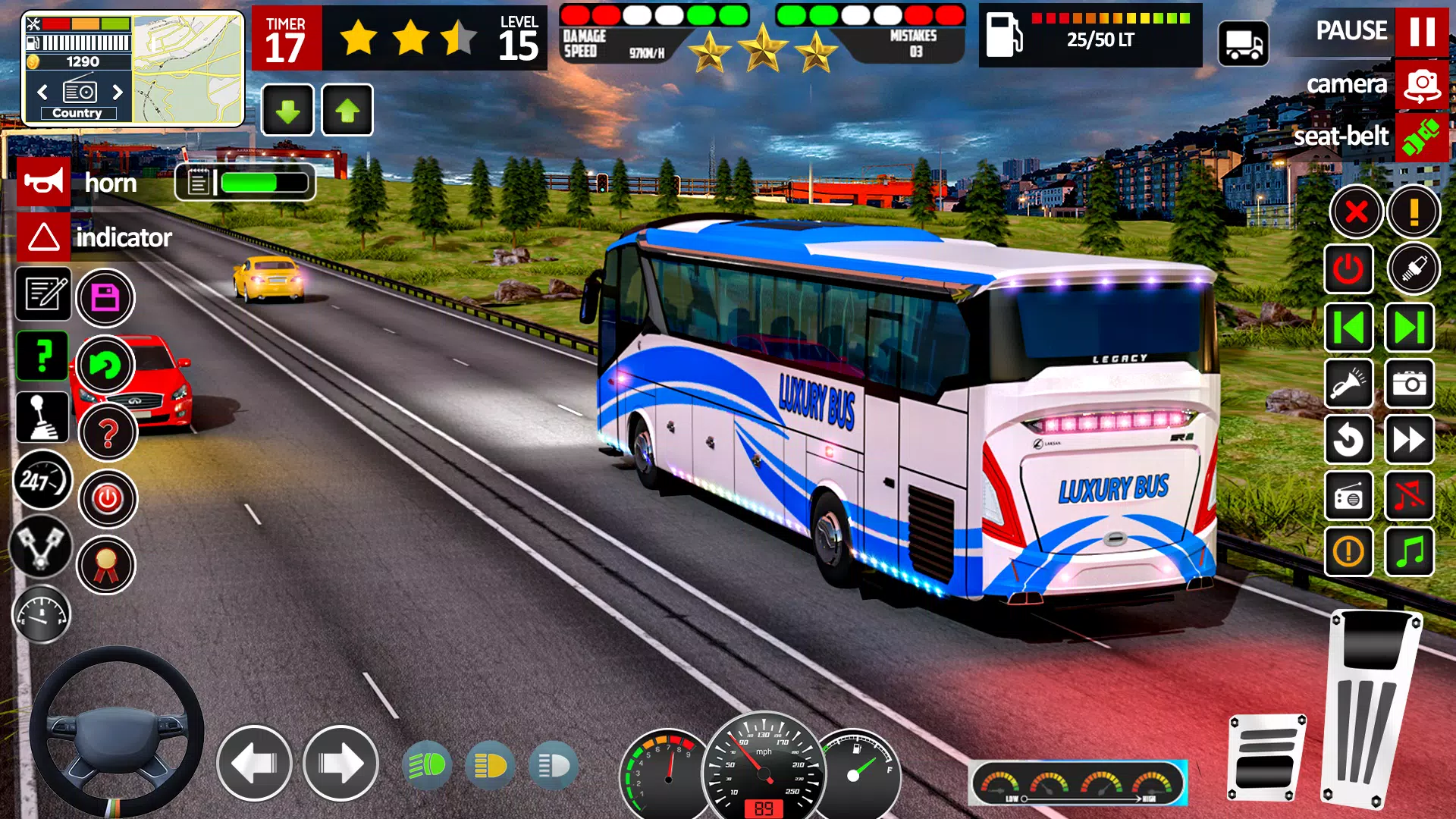 Bus Games City Bus Simulator स्क्रीनशॉट 3