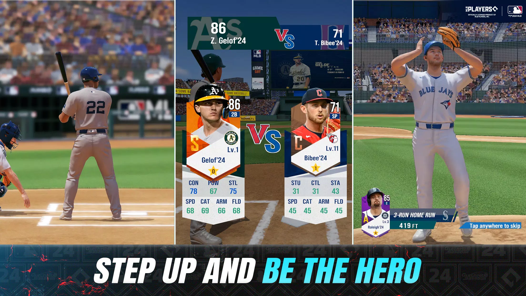 MLB Clutch Hit Baseball 2024 ဖန်သားပြင်ဓာတ်ပုံ 4