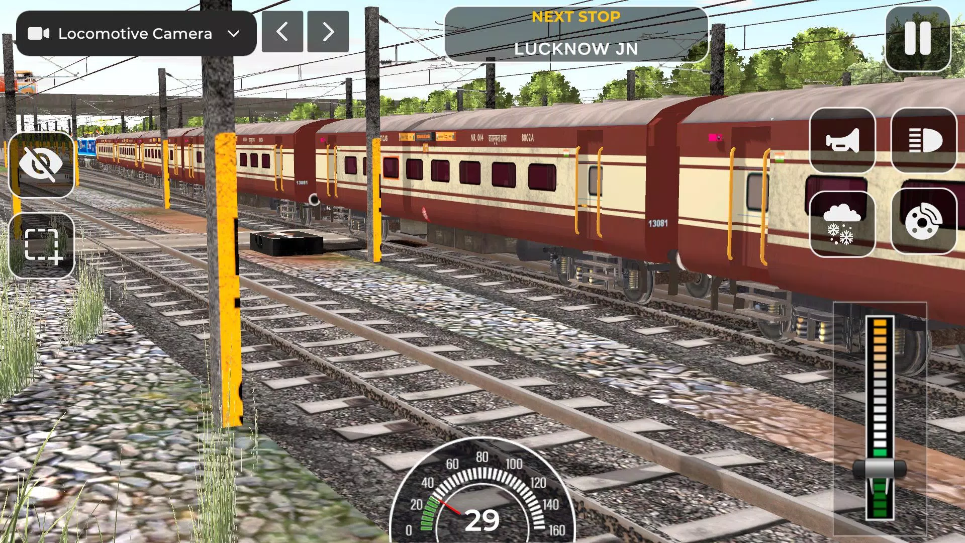 Indian Railway Train Simulator Ảnh chụp màn hình 4