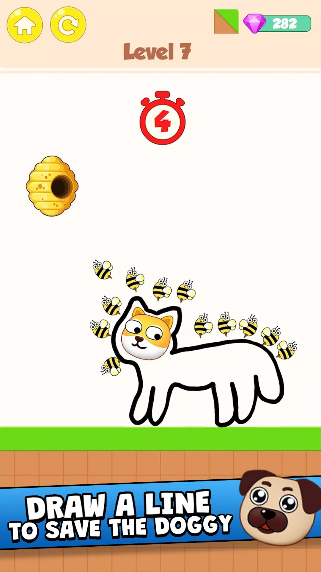 Save the Dog - Draw to Save স্ক্রিনশট 2