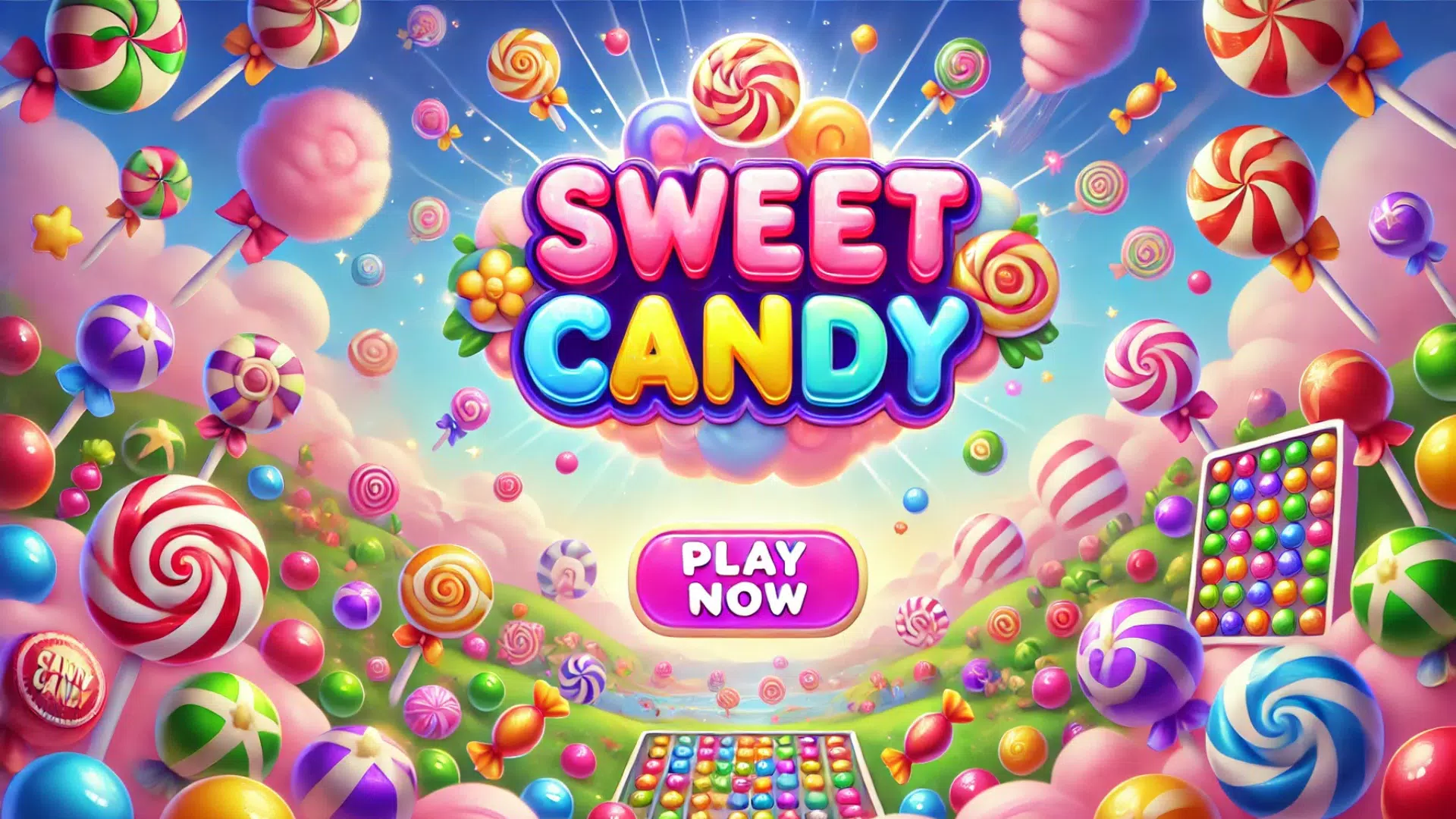 Sweet Candy - Match 3 Puzzle Captura de tela 1