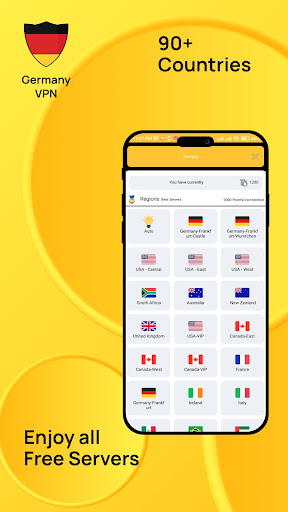 Germany VPN Get German IP स्क्रीनशॉट 2