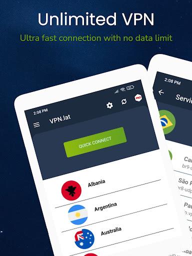 Schermata VPN.lat: Fast and secure proxy 1