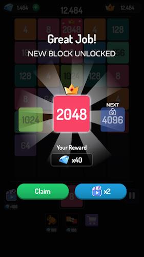 X2 Blocks - 2048 Merge Game ဖန်သားပြင်ဓာတ်ပုံ 3