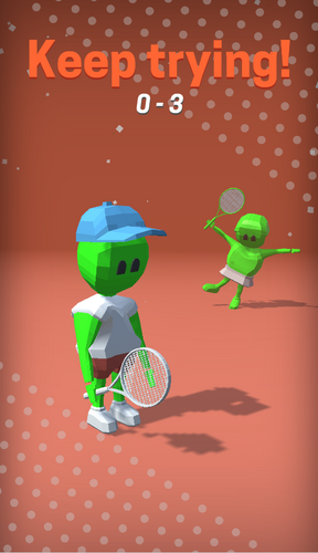 lawn tennis games - 3D offline Ekran Görüntüsü 2