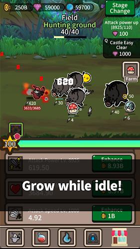 Lonely Knight : Idle RogueLike Screenshot 1