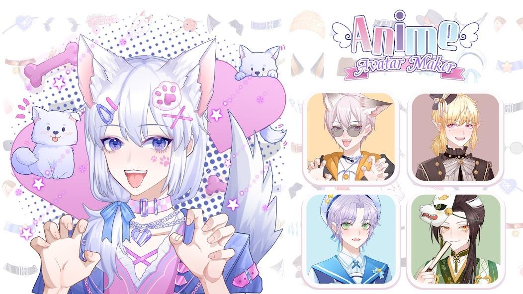 Schermata Anime Avatar Maker Creator Mod 1