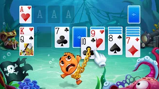 Solitaire - Fishland ภาพหน้าจอ 2