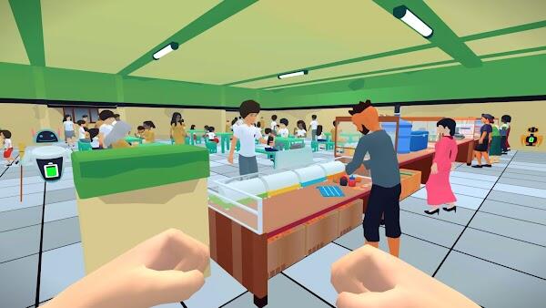 School Cafeteria Simulator স্ক্রিনশট 1