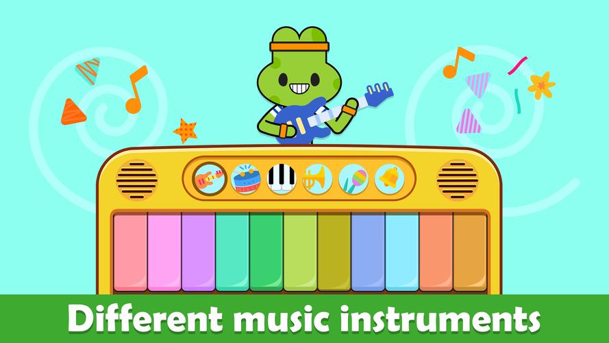 Piano Infantil: Jogos Musicais Captura de tela 3