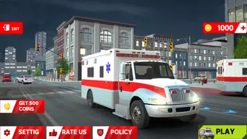 city ambulance game Ảnh chụp màn hình 1