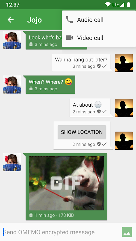 Conversations (Jabber / XMPP) Captura de pantalla 3