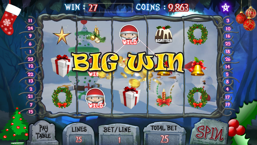 Christmas Jackpot : Real Casino Slot Master 777 Ảnh chụp màn hình 4
