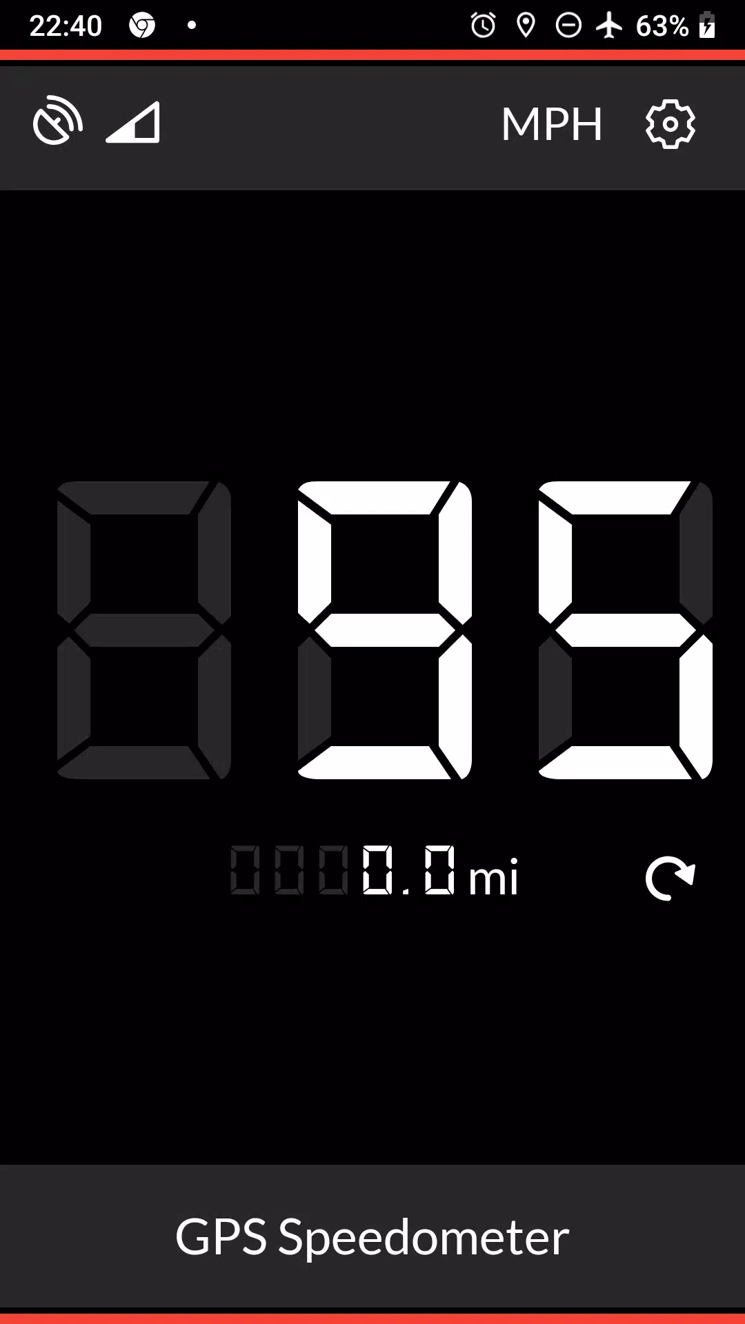 GPS Speedometer应用截图第1张