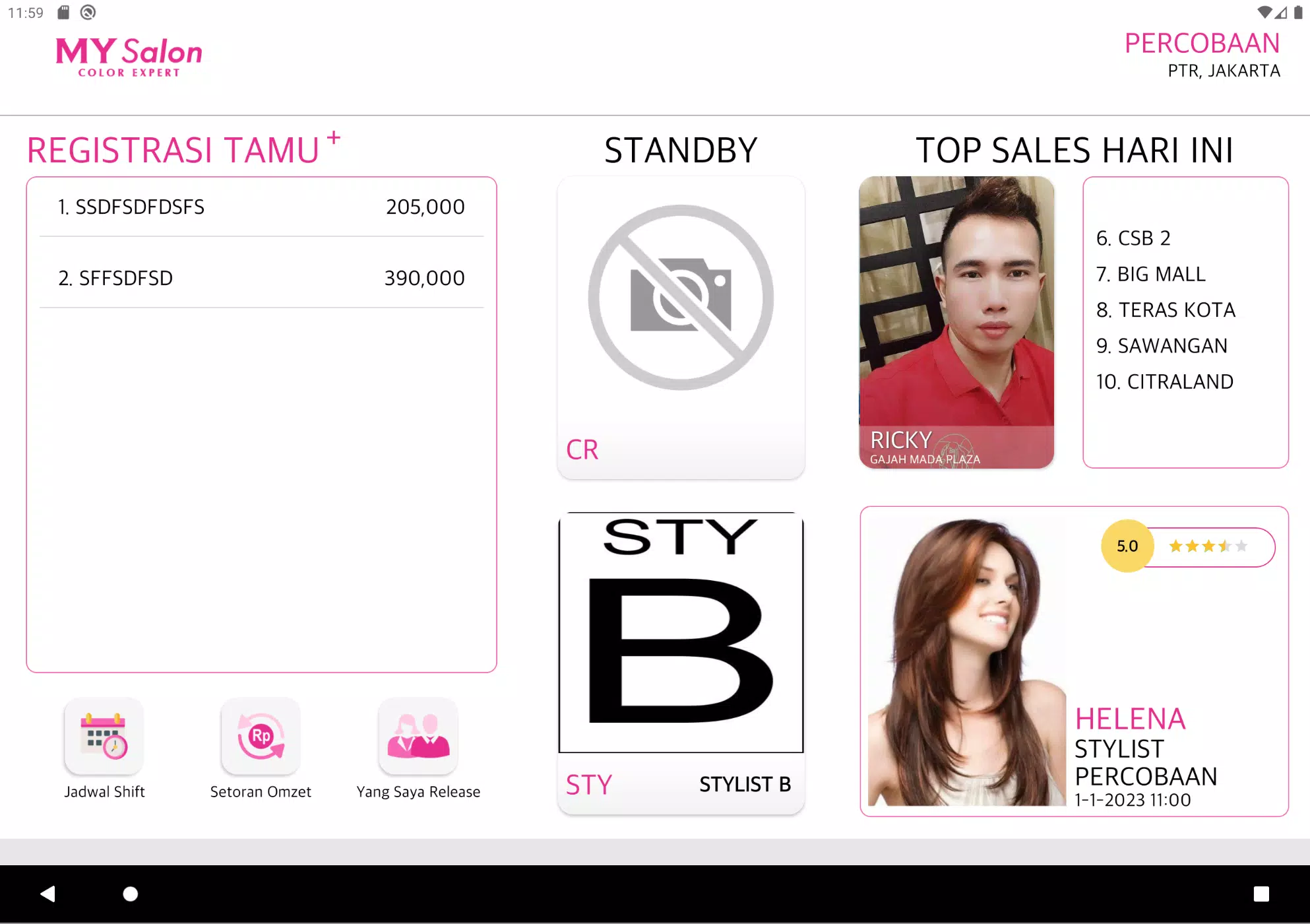 My Salon Cabang Screenshot 4