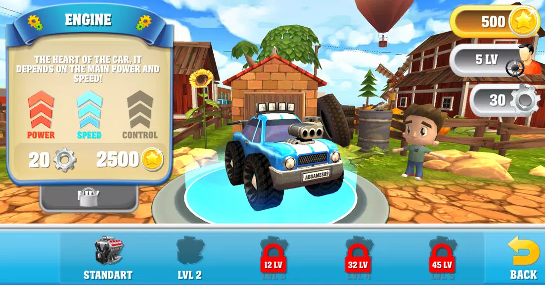 Cartoon Hot Racer 3D Captura de tela 2