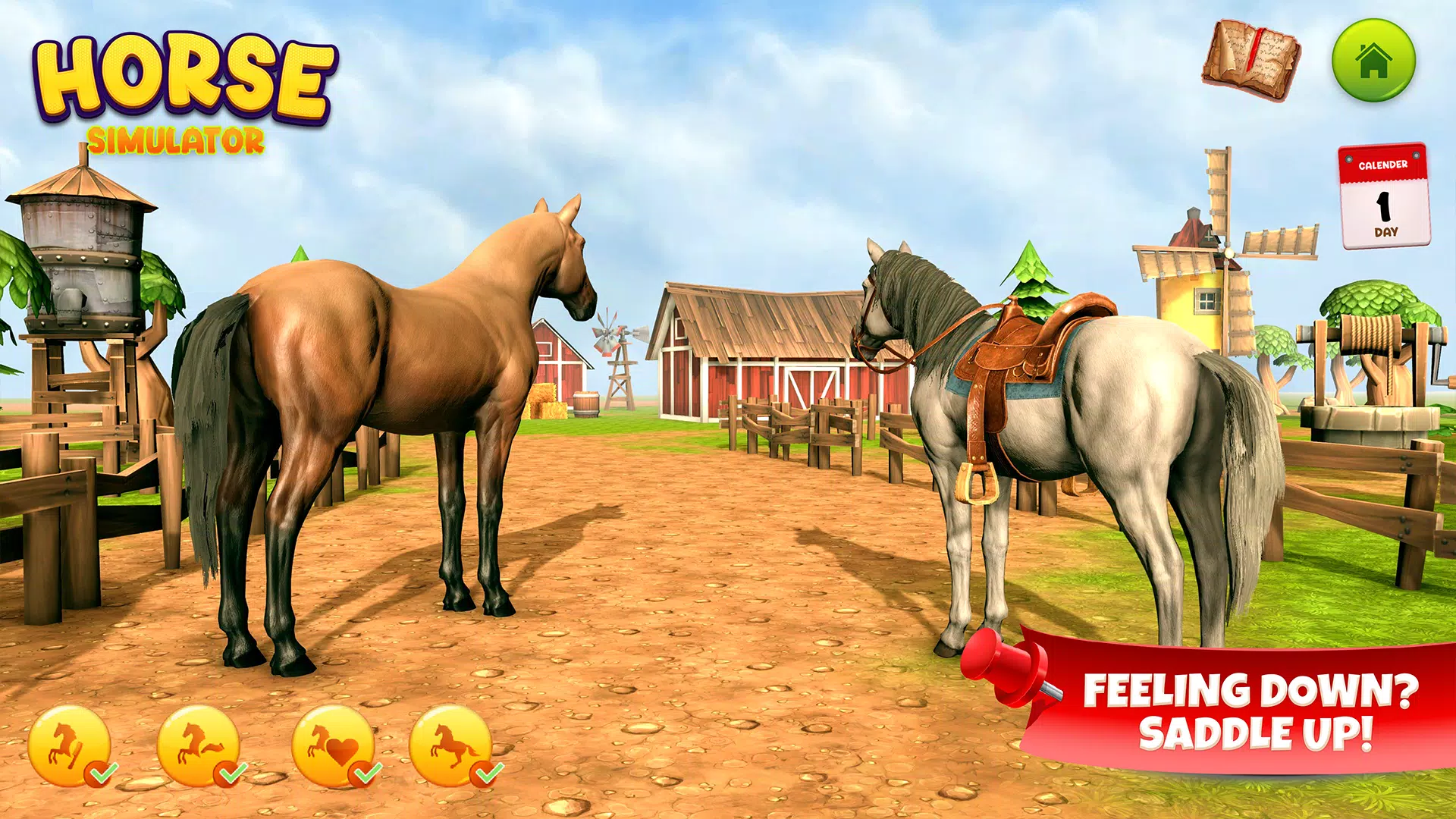 Horse Simulator Family Game 3D স্ক্রিনশট 1